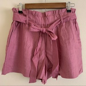 Pink Paper Bag Shorts